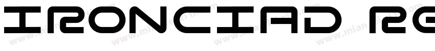 IroncIad Regular字体转换